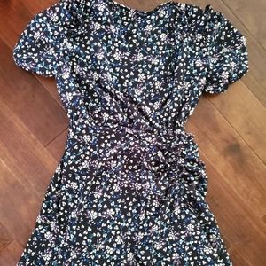 Nasty gal beautiful dress size 14 women's.  Black with colorful flowers